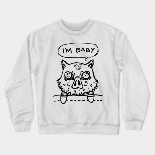 I'm Baby - Inosuke Crewneck Sweatshirt by Astrayeah